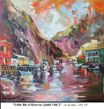 A Little Bit of Heaven, Quidi-Vidi-2, Oil on Canvas